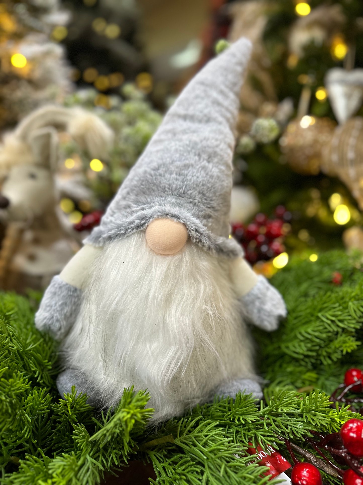 Gnome Gris et blanc