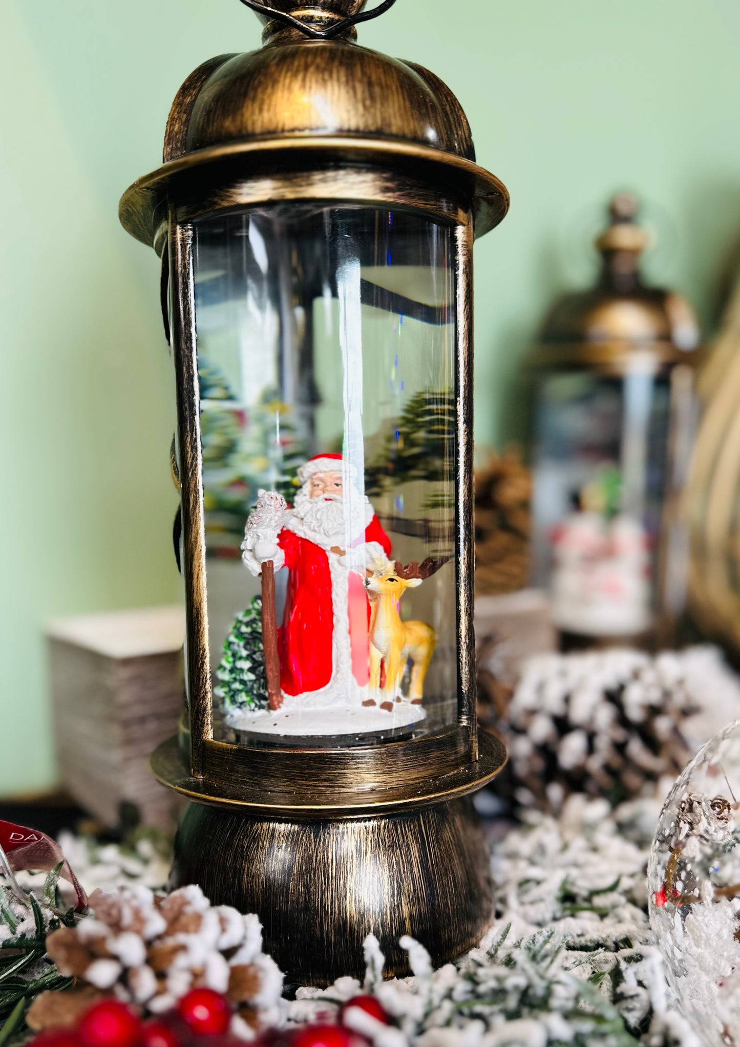 Boule d’eau père noël