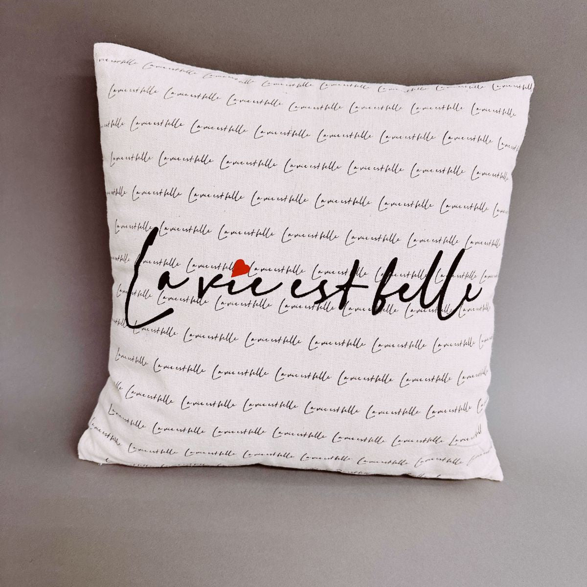 Coussin La vie est belle