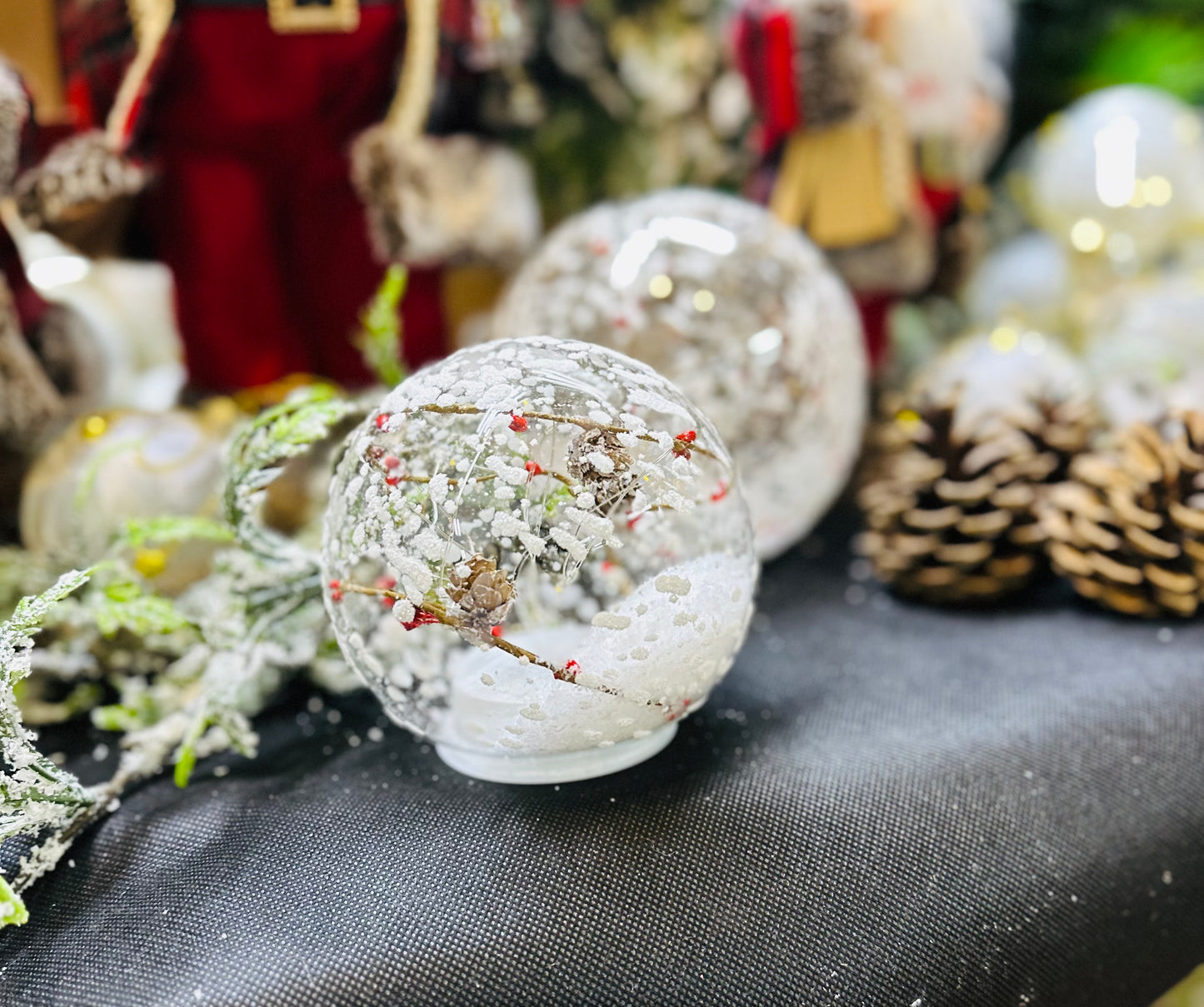 Boule en verre Lumineuse