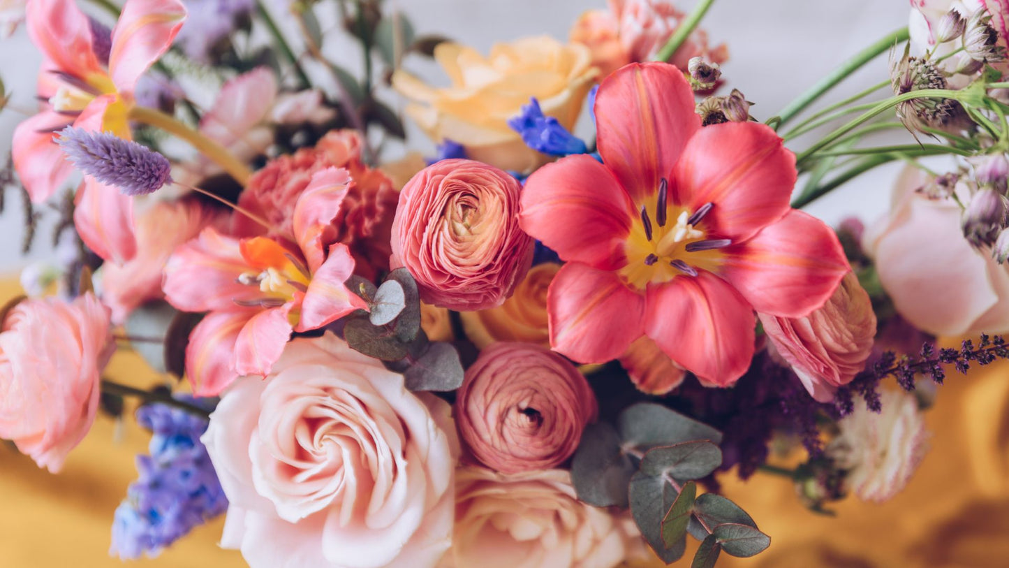 Bouquet teinté - Demande spéciale