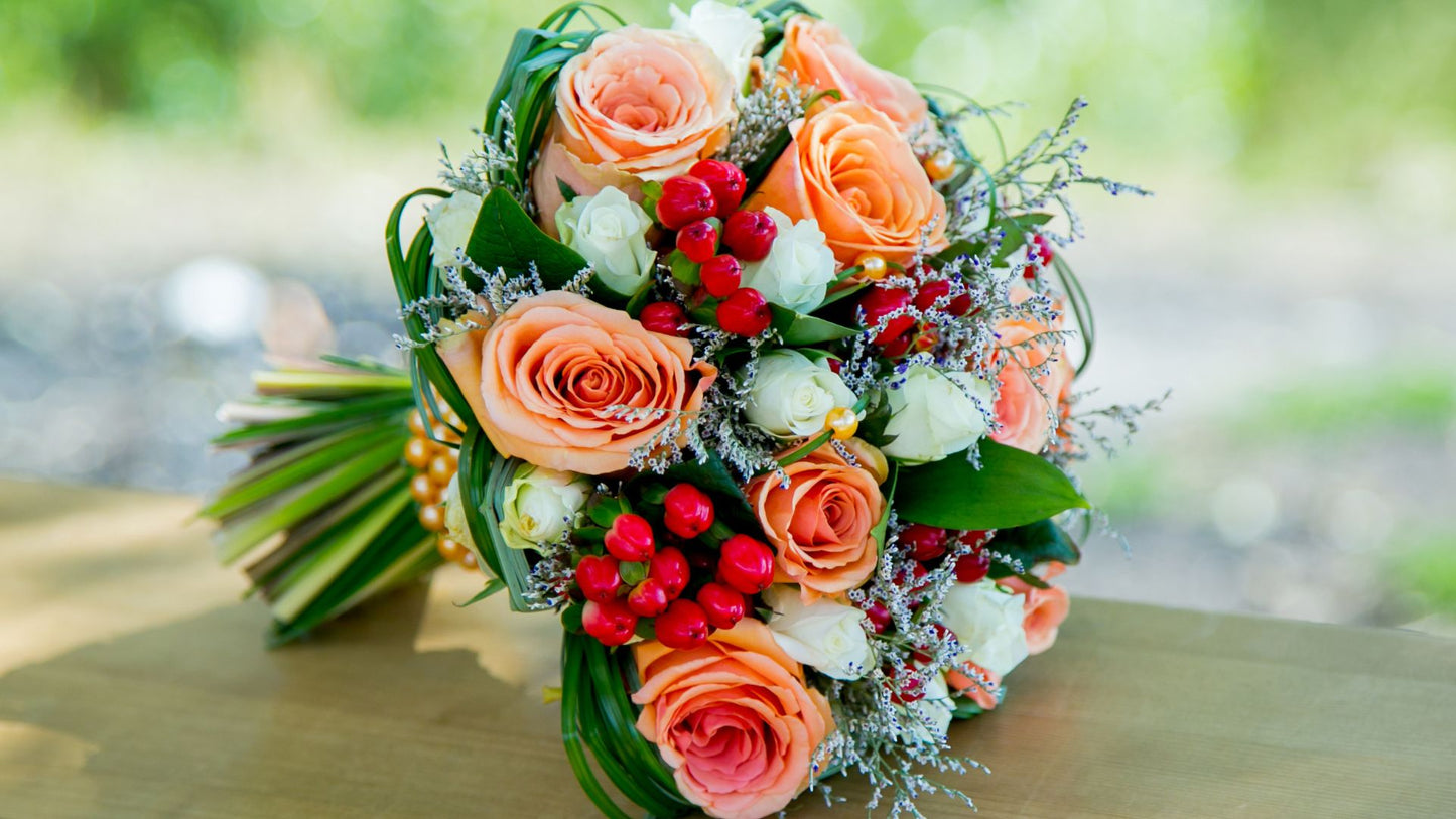 Bouquet teinté - Demande spéciale