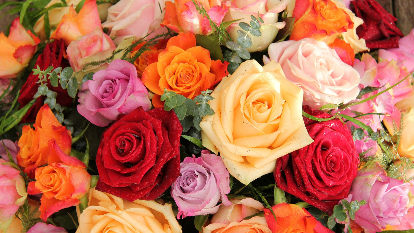 Bouquet coloré - Demande spéciale