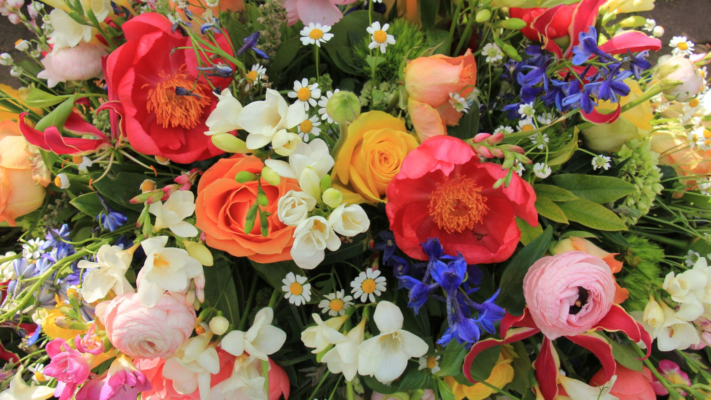 Bouquet coloré - Demande spéciale