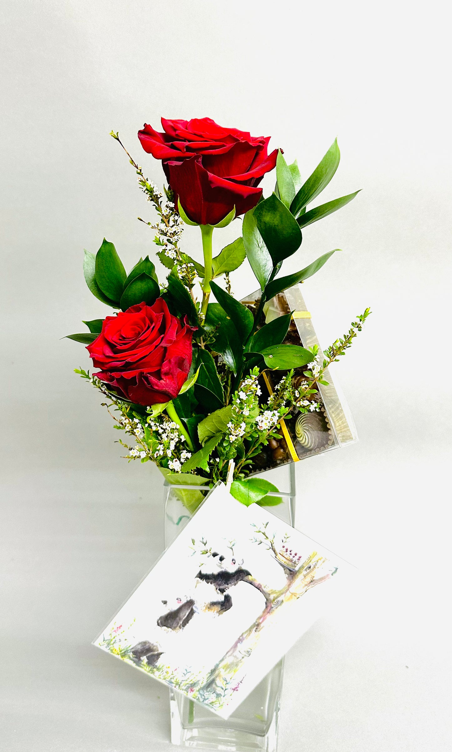 Ensemble Fleurs | Chocolat | Carte | EC0001