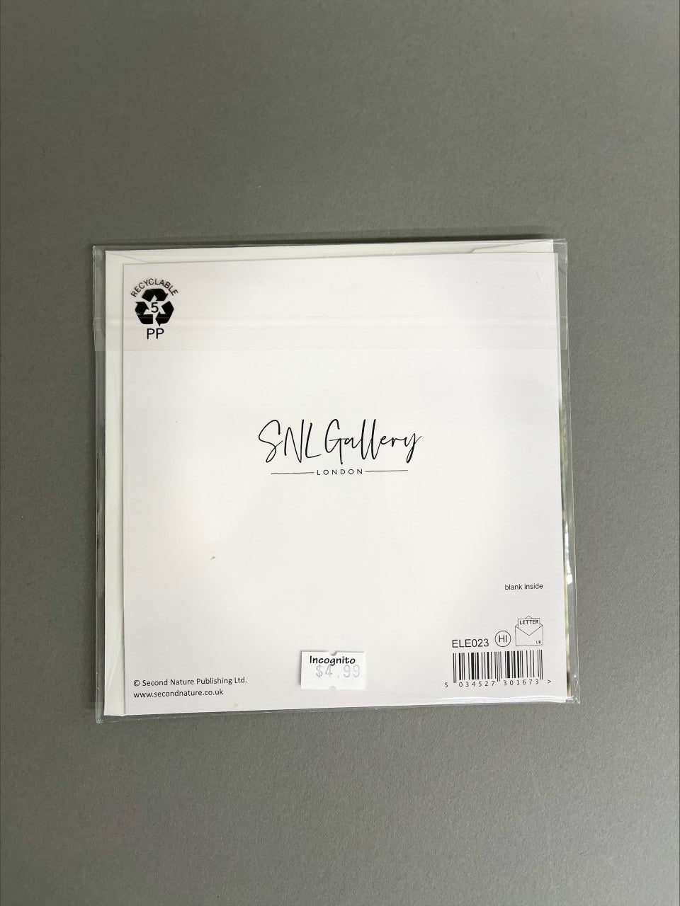 Carte de voeux SNL Gallery '' Sans texte'' | Wapiti en nature