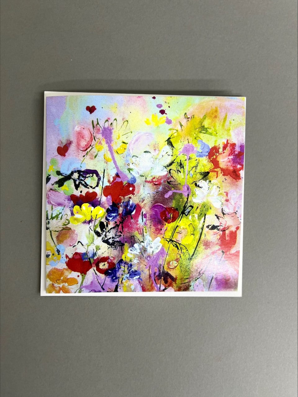 Carte de voeux Incognito `` Sans texte `` | Art Florale abstrait