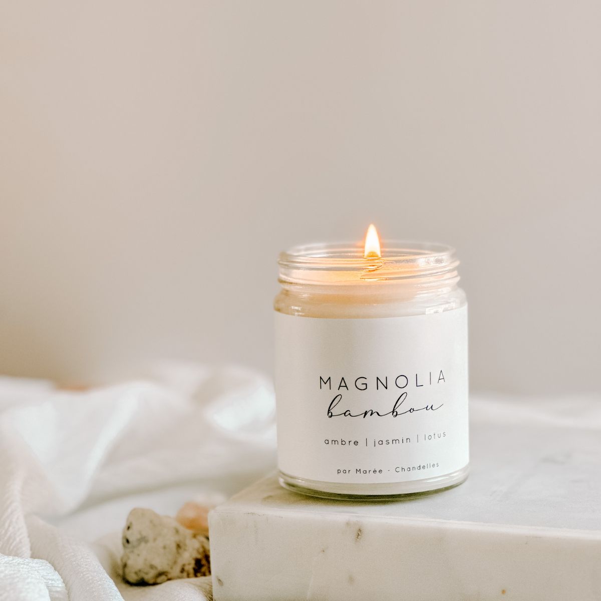 Chandelle Magnolia Bambou