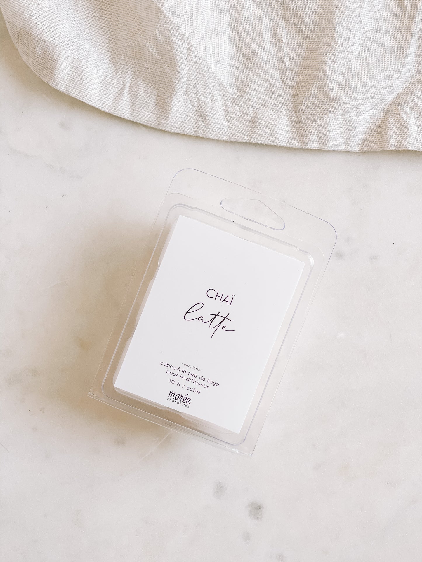 Cube de cire Chai latte