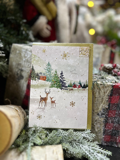 Carte Bug arts | Décor d’hiver