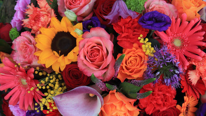 Bouquet coloré - Demande spéciale